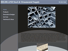Tablet Screenshot of highlandsteellv.com
